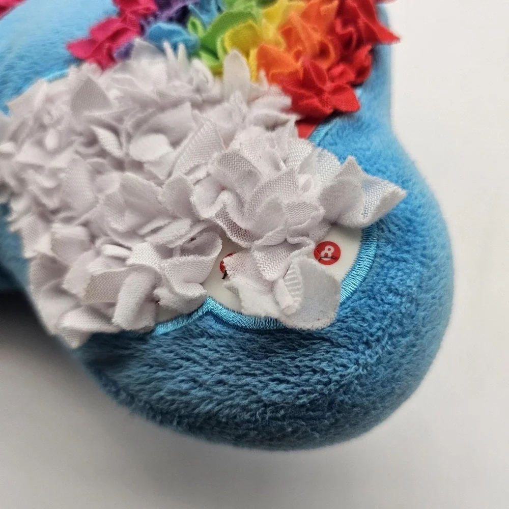Rainbow Cloud Plush Stuffed Pillow‎ Toy Small Blue Multicolor Soft Cute Decor